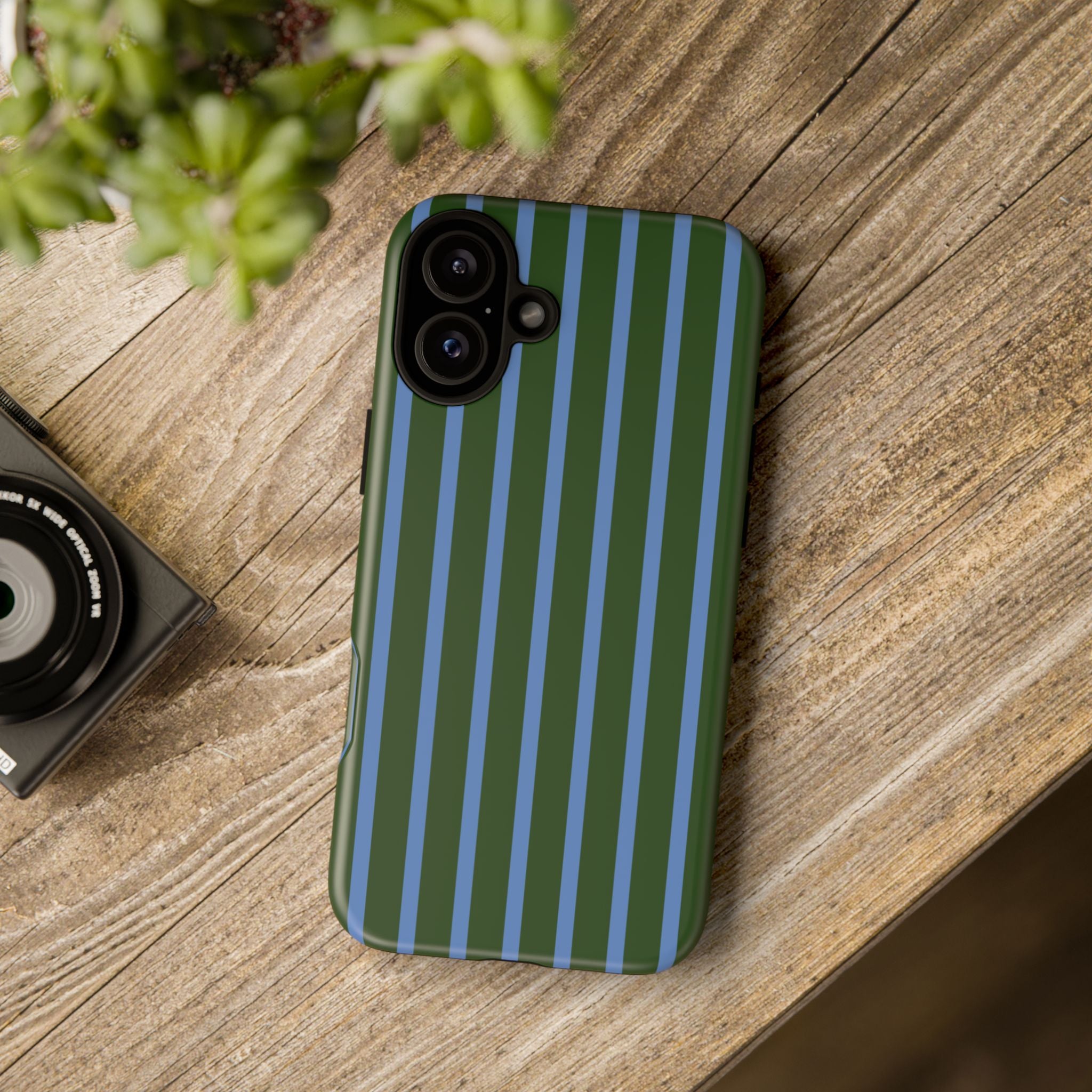 Blue Green Striped