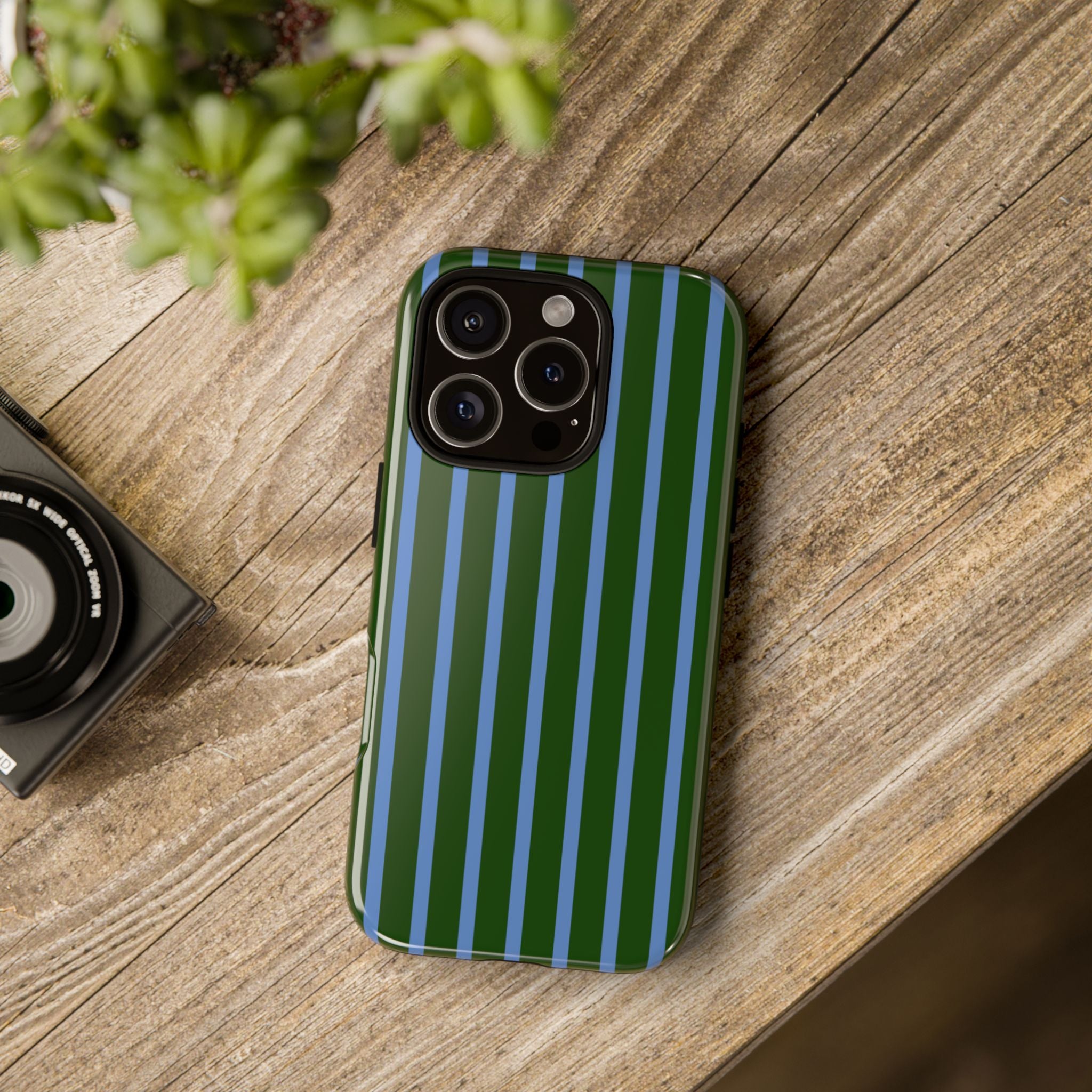 Blue Green Striped