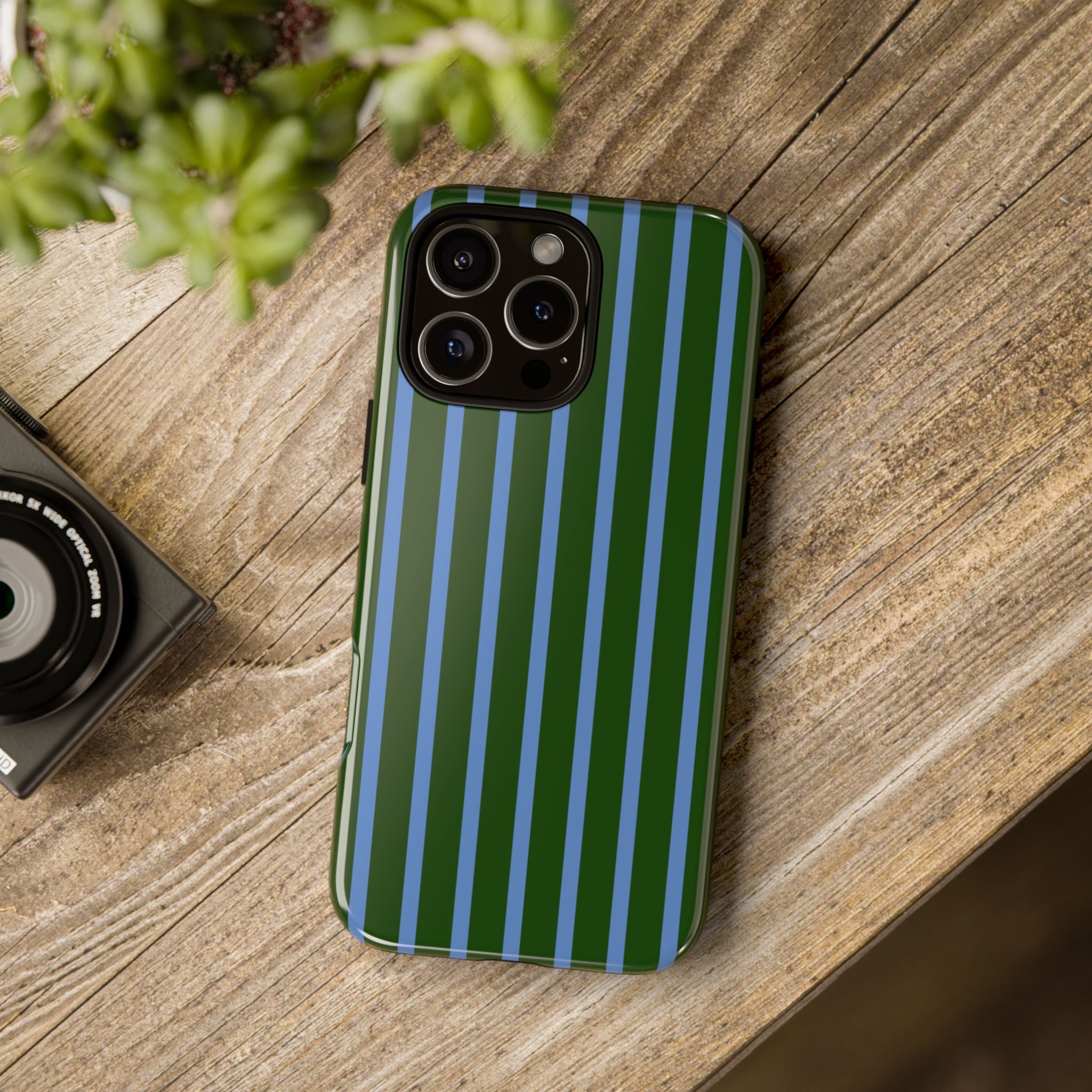 Blue Green Striped